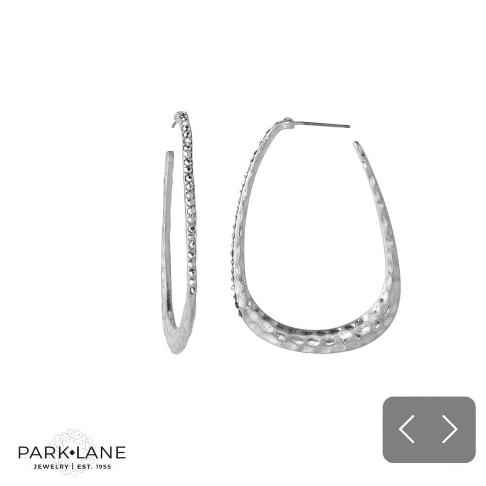 Park Lane Goddess Earrings, Silver, NWT